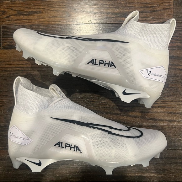 Nike Alpha Menace Elite 3 ‘Pure Platinum’ CT6648-109 Size 13 - Picture 1 of 8